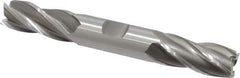 OSG - 3/4", 1-5/8" LOC, 3/4" Shank Diam, 5-5/8" OAL, 4 Flute, Cobalt Square End Mill - Double End, Uncoated, Spiral Flute, 30° Helix, Right Hand Cut, Right Hand Flute, Series 542 - USA Tool & Supply
