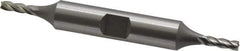 OSG - 1/8", 3/8" LOC, 3/8" Shank Diam, 3-1/16" OAL, 4 Flute, Cobalt Square End Mill - Double End, Uncoated, Spiral Flute, 30° Helix, Centercutting, Right Hand Cut, Right Hand Flute, Series 543 - USA Tool & Supply