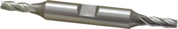 OSG - 3/16", 1/2" LOC, 3/8" Shank Diam, 3-1/4" OAL, 4 Flute, Cobalt Square End Mill - Double End, Uncoated, Spiral Flute, 30° Helix, Centercutting, Right Hand Cut, Right Hand Flute, Series 543 - USA Tool & Supply
