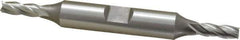 OSG - 3/16", 1/2" LOC, 3/8" Shank Diam, 3-1/4" OAL, 4 Flute, Cobalt Square End Mill - Double End, Uncoated, Spiral Flute, 30° Helix, Centercutting, Right Hand Cut, Right Hand Flute, Series 543 - USA Tool & Supply
