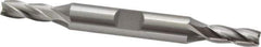 OSG - 1/4", 5/8" LOC, 3/8" Shank Diam, 3-3/8" OAL, 4 Flute, Cobalt Square End Mill - Double End, Uncoated, Spiral Flute, 30° Helix, Centercutting, Right Hand Cut, Right Hand Flute, Series 543 - USA Tool & Supply