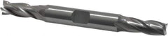 OSG - 5/16", 3/4" LOC, 3/8" Shank Diam, 3-1/2" OAL, 4 Flute, Cobalt Square End Mill - Double End, Uncoated, Spiral Flute, 30° Helix, Centercutting, Right Hand Cut, Right Hand Flute, Series 543 - USA Tool & Supply