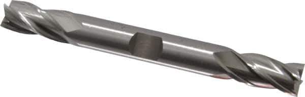 OSG - 3/8", 3/4" LOC, 3/8" Shank Diam, 3-1/2" OAL, 4 Flute, Cobalt Square End Mill - Double End, Uncoated, Spiral Flute, 30° Helix, Centercutting, Right Hand Cut, Right Hand Flute, Series 543 - USA Tool & Supply