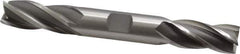OSG - 5/8", 1-3/8" LOC, 5/8" Shank Diam, 5" OAL, 4 Flute, Cobalt Square End Mill - Double End, Uncoated, Spiral Flute, 30° Helix, Centercutting, Right Hand Cut, Right Hand Flute, Series 543 - USA Tool & Supply