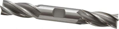 OSG - 3/4", 1-5/8" LOC, 3/4" Shank Diam, 5-5/8" OAL, 4 Flute, Cobalt Square End Mill - Double End, Uncoated, Spiral Flute, 30° Helix, Centercutting, Right Hand Cut, Right Hand Flute, Series 543 - USA Tool & Supply