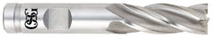 OSG - 2", 2" LOC, 2" Shank Diam, 5-3/4" OAL, 6 Flute, Cobalt Square End Mill - USA Tool & Supply