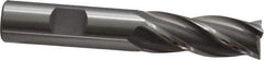 OSG - 5/8", 1-5/8" LOC, 5/8" Shank Diam, 3-3/4" OAL, 4 Flute, Cobalt Square End Mill - Single End, Uncoated, Spiral Flute, 30° Helix, Centercutting, Right Hand Cut, Right Hand Flute, Series 541 - USA Tool & Supply