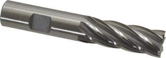 OSG - 5/8", 1-5/8" LOC, 5/8" Shank Diam, 3-3/4" OAL, 6 Flute, Cobalt Square End Mill - Single End, Uncoated, Spiral Flute, 30° Helix, Centercutting, Right Hand Cut, Right Hand Flute, Series 541 - USA Tool & Supply