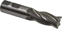 OSG - 7/8", 1-7/8" LOC, 7/8" Shank Diam, 4-1/8" OAL, 4 Flute, Cobalt Square End Mill - Single End, Uncoated, Spiral Flute, 30° Helix, Centercutting, Right Hand Cut, Right Hand Flute, Series 541 - USA Tool & Supply