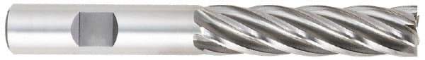 OSG - 5/16", 1-3/8" LOC, 3/8" Shank Diam, 3-1/8" OAL, 4 Flute, Cobalt Square End Mill - Single End, Uncoated, Spiral Flute, 30° Helix, Centercutting, Right Hand Cut, Right Hand Flute, Series 546 - USA Tool & Supply