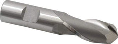 OSG - 3/4" Diam, 1-5/8" LOC, 2 Flute Cobalt Ball End Mill - Uncoated, Single End, 3-7/8" OAL, 3/4" Shank Diam, Spiral Flute - USA Tool & Supply