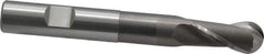 OSG - 1/2" Diam, 1" LOC, 2 Flute Cobalt Ball End Mill - Uncoated, Single End, 4" OAL, 1/2" Shank Diam, Spiral Flute - USA Tool & Supply