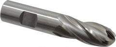 OSG - 3/4" Diam, 1-5/8" LOC, 4 Flute Cobalt Ball End Mill - Uncoated, Single End, 3-7/8" OAL, 3/4" Shank Diam, Spiral Flute - USA Tool & Supply