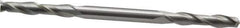 OSG - 3/16", 1" LOC, 3/16" Shank Diam, 3-3/8" OAL, 2 Flute, Cobalt Square End Mill - Double End, Uncoated, Spiral Flute, 30° Helix, Centercutting, Right Hand Cut, Right Hand Flute, Series 564 - USA Tool & Supply