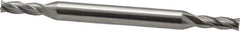 OSG - 1/8", 3/8" LOC, 3/16" Shank Diam, 2-1/4" OAL, 4 Flute, Cobalt Square End Mill - Double End, Uncoated, Spiral Flute, 30° Helix, Centercutting, Right Hand Cut, Right Hand Flute, Series 567 - USA Tool & Supply