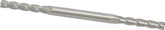 OSG - 5/32", 7/8" LOC, 3/16" Shank Diam, 3-1/4" OAL, 4 Flute, Cobalt Square End Mill - Double End, Uncoated, Spiral Flute, 30° Helix, Centercutting, Right Hand Cut, Right Hand Flute, Series 568 - USA Tool & Supply
