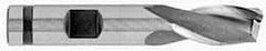 OSG - 2", 1-5/8" LOC, 1-1/4" Shank Diam, 4-1/8" OAL, 2 Flute, Cobalt Square End Mill - Single End, Uncoated, Spiral Flute, 30° Helix, Centercutting, Right Hand Cut, Right Hand Flute, Series 520 - USA Tool & Supply