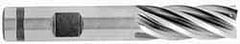 OSG - 7/8", 1-7/8" LOC, 7/8" Shank Diam, 4-1/8" OAL, 4 Flute, Powdered Metal Square End Mill - Single End, Uncoated, Spiral Flute, 30° Helix, Centercutting, Right Hand Cut, Right Hand Flute, Series 641 - USA Tool & Supply