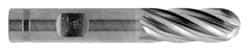 OSG - 5/8" Diam, 2-1/2" LOC, 4 Flute Cobalt Ball End Mill - Uncoated, Single End, 4-5/8" OAL, 5/8" Shank Diam, Spiral Flute - USA Tool & Supply