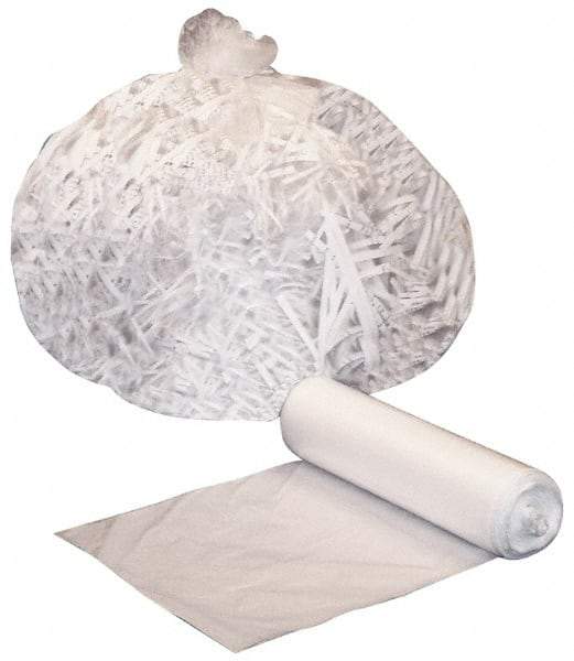 Ability One - 12µ Thick, Heavy-Duty Trash Bags - High-Density Polyethylene (HDPE), 40" Wide x 48" High, Natural (Color) - USA Tool & Supply