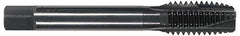 OSG - 5/16-24 UNF, 3 Flute, Oxide Finish, Powdered Metal Spiral Point Tap - Plug Chamfer, Right Hand Thread, 2-23/32" OAL, 1-1/8" Thread Length, 0.318" Shank Diam, Series 312NI - Exact Industrial Supply