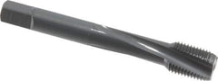 OSG - 1/2-20 UNF 3 Flute 3B Modified Bottoming Spiral Flute Tap - Powdered Metal, Oxide Finish, 3-3/8" OAL, Right Hand Flute, Right Hand Thread, H3 - USA Tool & Supply
