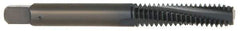 OSG - 1/2-13 UNC 3 Flute 3B Modified Bottoming Spiral Flute Tap - Powdered Metal, TiCN Finish, 3-3/8" OAL, Right Hand Flute, Right Hand Thread, H3, Series 313NI - USA Tool & Supply