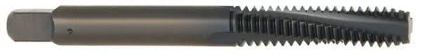 OSG - 1/2-13 UNC 3 Flute 3B Bottoming Spiral Flute Tap - Powdered Metal, Oxide Finish, 3-3/8" OAL, Right Hand Flute, Right Hand Thread, H3, Series 313NI - USA Tool & Supply