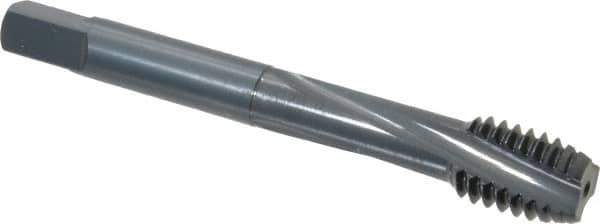 OSG - 7/16-14 UNC 3 Flute Modified Bottoming Spiral Flute Tap - Powdered Metal, Oxide Finish, 3-5/32" OAL, Right Hand Flute, Right Hand Thread, H3 - USA Tool & Supply