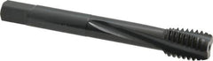 OSG - 1/2-13 UNC 3 Flute 3B Modified Bottoming Spiral Flute Tap - Powdered Metal, Oxide Finish, 3-3/8" OAL, Right Hand Flute, Right Hand Thread, H3 - USA Tool & Supply