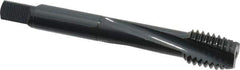 OSG - 1/2-13 UNC 3 Flute 2B Modified Bottoming Spiral Flute Tap - Powdered Metal, Oxide Finish, 3-3/8" OAL, Right Hand Flute, Right Hand Thread, H5, Series 313NI - USA Tool & Supply