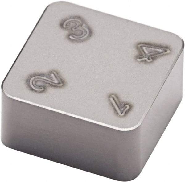Seco - SNMN434 Grade CBN500 PCBN Turning Insert - Uncoated, 90° Square, 1/2" Inscr Circle, 3/16" Thick, 1/16" Corner Radius - USA Tool & Supply