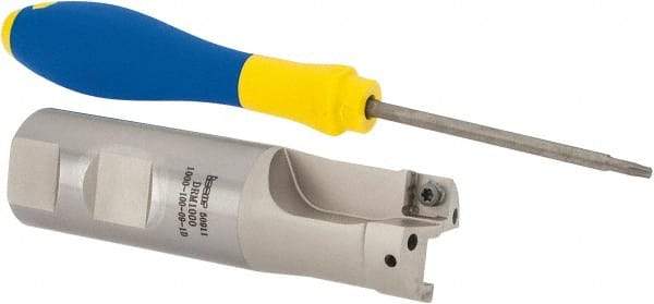 Iscar - 1" Max Drill Depth, 1xD, 1" Diam, Indexable Insert Drill - 1" Shank Diam, Straight Shank - USA Tool & Supply
