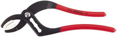 Proto - 9-1/2" OAL, 2-1/2" Max Capacity, 4 Position Tongue & Groove Pliers - Smooth Curved Jaws, Curved Head, Plastic Dipped Handles - USA Tool & Supply