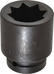 Proto - 1" Drive 1-5/8" Impact Socket - 8 Points, 3-1/2" OAL - USA Tool & Supply