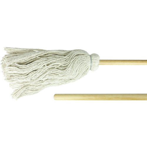 #24 One-Piece Deck Mop, 16 oz., 4-Ply Cotton, Industrial Grade - USA Tool & Supply