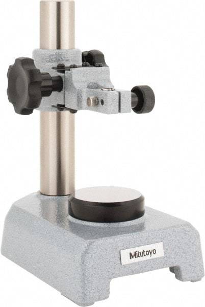 Mitutoyo - Rectangular Base, Indicator Transfer Stand - 205mm High, 6-5/8" Base Length x 4-21/64" Base Width x 1-3/4" Base Height, Includes Holder - USA Tool & Supply