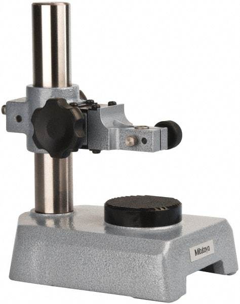 Mitutoyo - Rectangular Base, Indicator Transfer Stand - 205mm High, 6-5/8" Base Length x 4-21/64" Base Width x 1-3/4" Base Height, Includes Holder - USA Tool & Supply