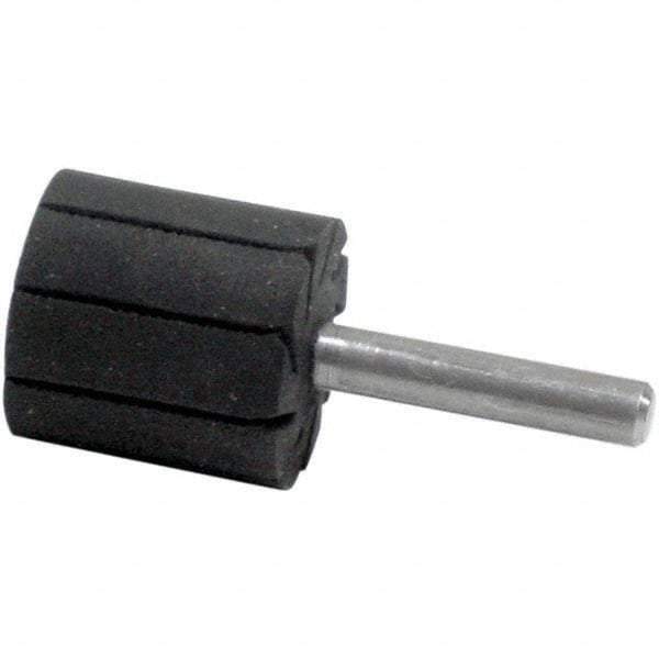 Dynabrade - 1" Wide x 1" Diam, Expander Wheel Spiral Band Drum - 1/4" Shank Diam, 12,000 RPM - USA Tool & Supply