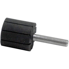 Dynabrade - 1" Wide x 1" Diam, Expander Wheel Spiral Band Drum - 1/4" Shank Diam, 12,000 RPM - USA Tool & Supply