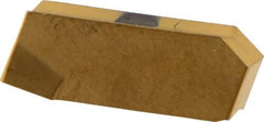 Iscar - 304GIMY Grade IC830, 3mm Cutting Width Carbide Grooving Insert - 1.8mm Max Depth of Cut, Neutral, 0.4mm Corner Radius, TiAlN Finish - USA Tool & Supply