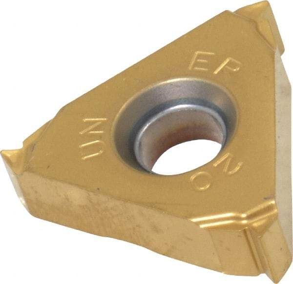 Seco - 16ER External Right Hand 20 UN Laydown Threading Insert - Grade CP500, TiAlN/TiN Coated Carbide - USA Tool & Supply