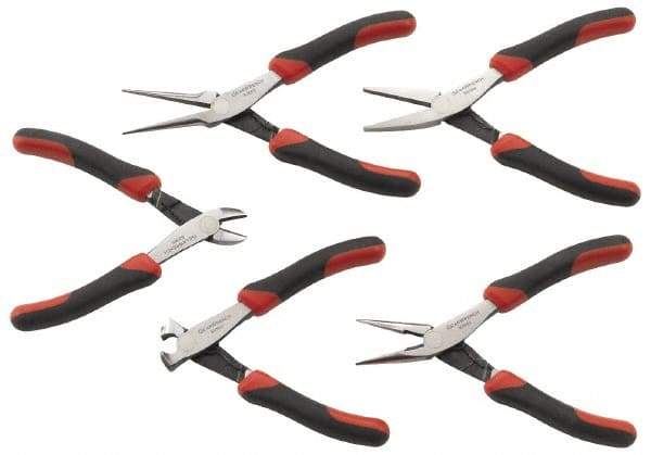 GearWrench - 5 Piece Mini Plier Set - Comes in Tray - USA Tool & Supply