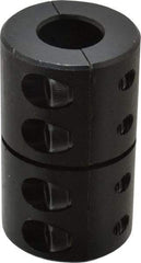 Climax Metal Products - 5/8" Inside x 1-5/16" Outside Diam, Two Piece Rigid Coupling without Keyway - 2" Long - USA Tool & Supply