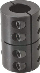 Climax Metal Products - 7/8" Inside x 1-5/8" Outside Diam, Two Piece Rigid Coupling without Keyway - 2-1/2" Long - USA Tool & Supply