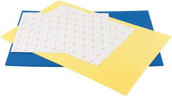 UFP Technologies - Tool Box Foam Foam Drawer Liner Insert Kits - 39" Wide x 26" Deep x 1/4 1/2" High, Blue/Yellow, For All Storage Units - USA Tool & Supply