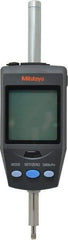 Mitutoyo - 0 to 30.4mm Range, 0.00002, 0.00005, 0.0001, 0.0002 & 0.0005" Graduation, Electronic Drop Indicator - Accurate to 0.0015mm, English & Metric System, LCD Display - USA Tool & Supply