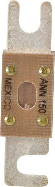 Cooper Bussmann - 150 Amp Non-Time Delay Fast-Acting Forklift & Truck Fuse - 125VAC, 80VDC, 3.18" Long x 0.75" Wide, Littelfuse CNN150, Bussman ANN-150, Ferraz Shawmut CNN150 - USA Tool & Supply