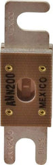 Cooper Bussmann - 200 Amp Non-Time Delay Fast-Acting Forklift & Truck Fuse - 125VAC, 80VDC, 3.18" Long x 0.75" Wide, Littelfuse CNN200, Bussman ANN-200, Ferraz Shawmut CNN200 - USA Tool & Supply