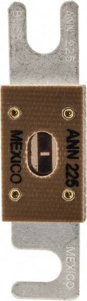 Cooper Bussmann - 225 Amp Non-Time Delay Fast-Acting Forklift & Truck Fuse - 125VAC, 80VDC, 3.18" Long x 0.75" Wide, Littelfuse CNN225, Bussman ANN-225, Ferraz Shawmut CNN225 - USA Tool & Supply